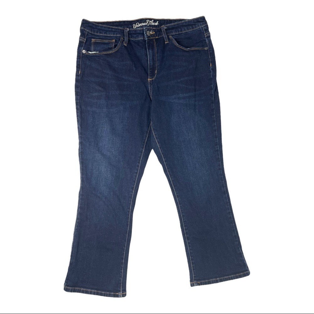 Universal‎ Thread Women's Mid Rise Bootcut Jeans Dark Wash Size 14